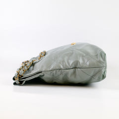 Chanel Small 22 Bag Light Mint Green GHW Microchipped