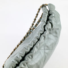 Chanel Small 22 Bag Light Mint Green GHW Microchipped