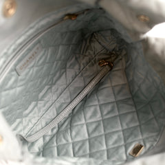 Chanel Small 22 Bag Light Mint Green GHW Microchipped