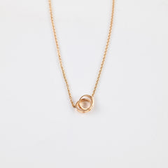 Cartier Baby Love Necklace Pink Gold
