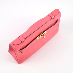 Hermès Kelly Pochette (Colour Repaired) Rose Azalee Swift - 2017