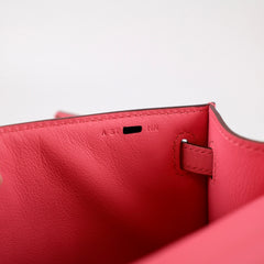 Hermès Kelly Pochette (Colour Repaired) Rose Azalee Swift - 2017