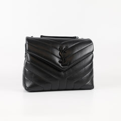Saint Laurent Small Lou Lou Black Lambskin