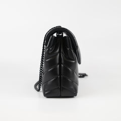 Saint Laurent Small Lou Lou Black Lambskin