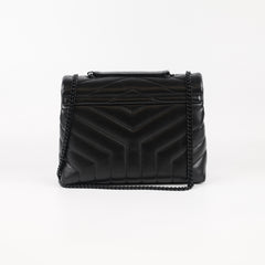 Saint Laurent Small Lou Lou Black Lambskin