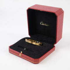 Cartier Love Bracelet 6 Diamonds Size 17 Yellow Gold (2018)