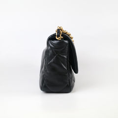 Chanel Small 19 Black Lambskin 30 Series