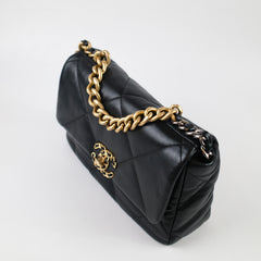Chanel Small 19 Black Lambskin 30 Series