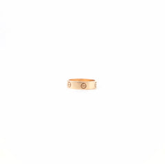 Cartier Love Ring Rose Gold Size 63