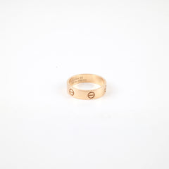 Cartier Love Ring Rose Gold Size 63