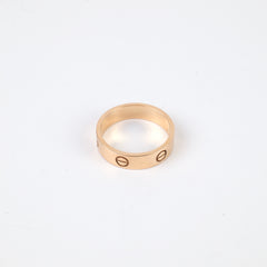 Cartier Love Ring Rose Gold Size 63
