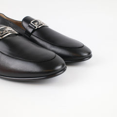 Hermes Mens Tenor Loafers Black Size 43