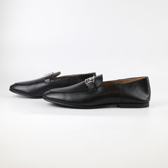 Hermes Mens Tenor Loafers Black Size 43