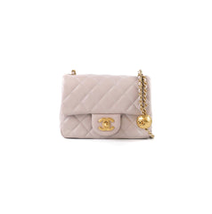 Chanel 21B Pearl Crush Mini Lilac Lambskin (microchip)