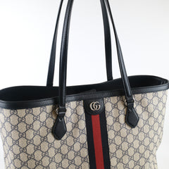 Gucci Large Ophidia Tote GG Supreme Canvas