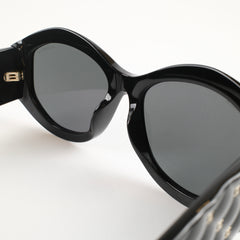 Chanel Oversized Quilt Black Sunglasses