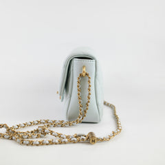 Chanel Caviar My Perfect Mini Iridescent Blue