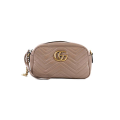 Gucci Small Marmont camera bag Nude