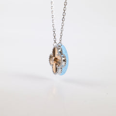 Van Cleef & Arpels Vintage Alhambra Diamond Holiday Pendant Necklace White Gold 2024