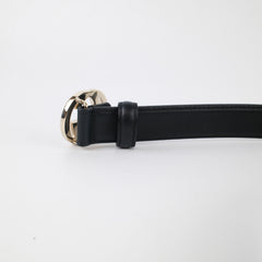 Gucci GG Interlocking Belt Black Size Size 100