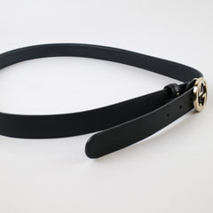 Gucci GG Interlocking Belt Black Size Size 100