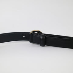 Gucci GG Interlocking Belt Black Size Size 100