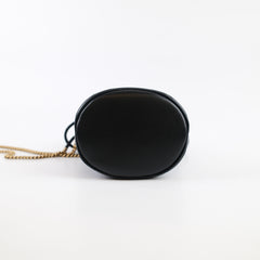 Gucci GG Marmont Mini Bucket Bag Black Calfskin