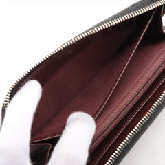 Chanel Caviar Long Zip Wallet Black