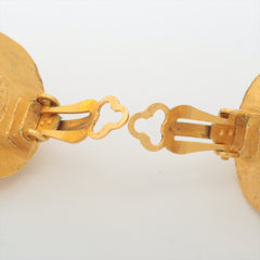 Chanel Round CC Pearl Clip Earrings (Costume Jewellery)