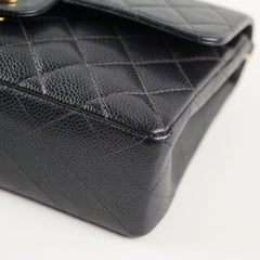 Chanel Classic Flap 24k Small Caviar Black