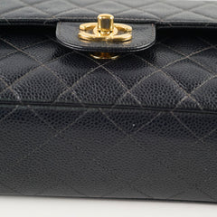 Chanel Classic Flap 24k Small Caviar Black