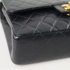 Chanel Classic Flap 24k Small Caviar Black