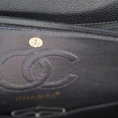 Chanel Classic Flap 24k Small Caviar Black
