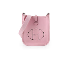 Hermes Mini Evelyne Clemence Rose Sakura - Stamp X