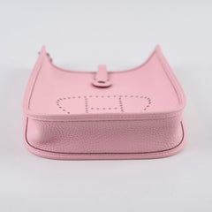 Hermes Mini Evelyne Clemence Rose Sakura - Stamp X
