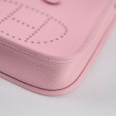 Hermes Mini Evelyne Clemence Rose Sakura - Stamp X