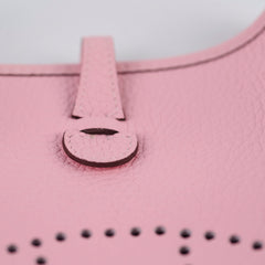 Hermes Mini Evelyne Clemence Rose Sakura - Stamp X
