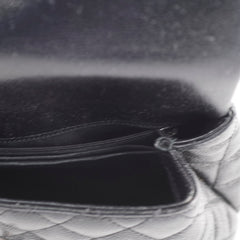 Chanel Coco Handle Caviar Small So Black