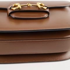 Gucci Horsebit Medium Leather Brown