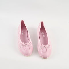 Chanel Ballet Flats Tweed Light Pink Size 40C