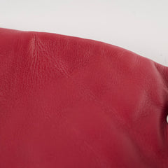 Chanel Quilted Maxi Travel Tote Lambskin Red