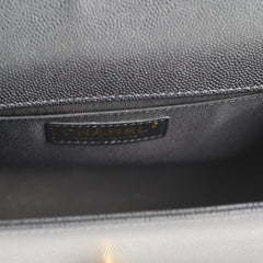 Chanel Caviar Old Medium Boy GHW Black