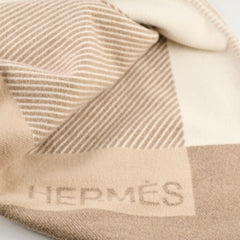 Hermes Wool Cashmere H Riviera Blanket