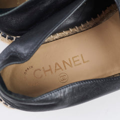 Chanel Espadrilles Black Size 39