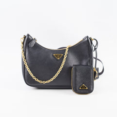Prada Re-Edition 2005 Saffiano Leather Black