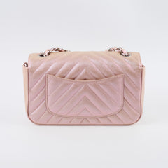 Chanel 17B Mini Rectangular Rose Gold