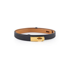 Hermes Kelly 18 Belt Epsom Leather Black-K stamp