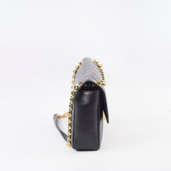Chanel Large Lambskin Chic With Me Flap Black