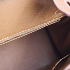 Hermes Birkin 30 Gold Togo Palladium HW X Stamp