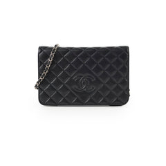 Chanel Wallet On Chain WOC Black Caviar - Series 22